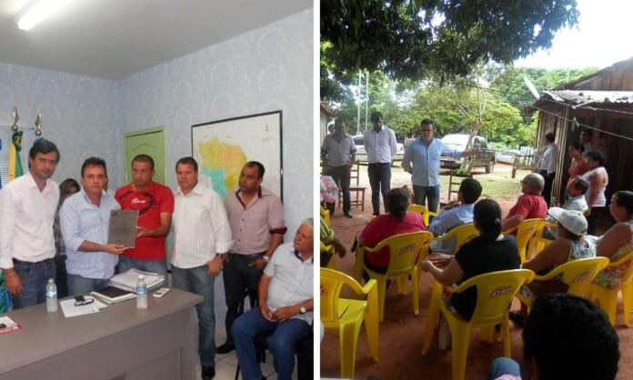 foto-2014-02-02-julio-vander-paranhos Vander no gabinete do prefeito Julio e com moradores de bairros beneficiados