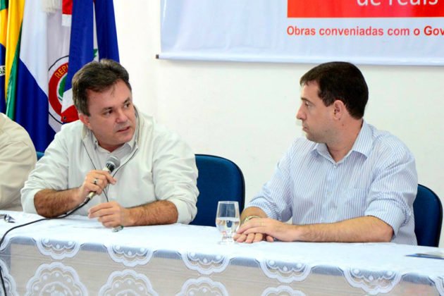 Vander participou com Ludimar do lan&ccedil;amento das obras de sa&uacute;de