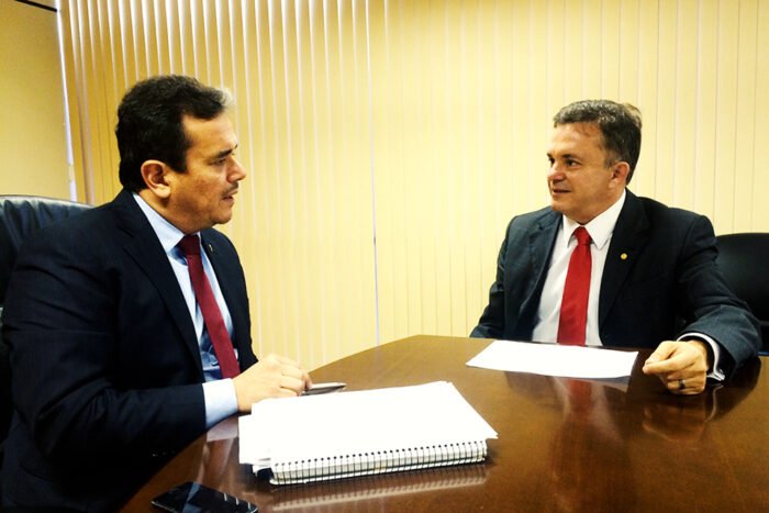 Antonio Henrique Pires e Vander Loubet durante recente agenda em Brasília Antonio Henrique Pires e Vander Loubet durante recente agenda em Brasília