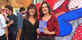 Mirian, em recente passagem pelo programa de Fátima Bernardes, para divulgar seu último livro