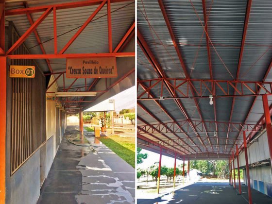 Cobertura da Feira do Produtor de Aparecida do Taboado est&aacute; pronta para ser entregue &agrave; comunidade