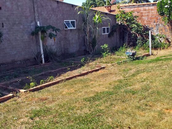 &Aacute;rea da Comunidade Kolping Frei Tom&aacute;s que deve receber a horta comunit&aacute;ria