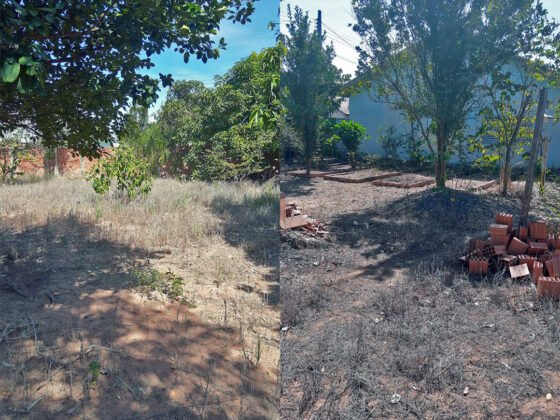 &Aacute;rea da Comunidade Kolping Frei Tom&aacute;s que deve receber a horta comunit&aacute;ria