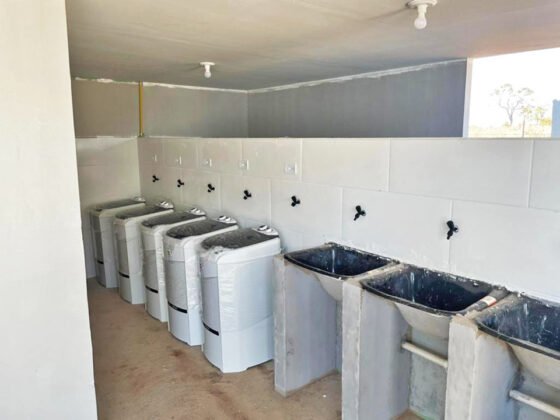 Visita a obra dos alojamentos para trabalhadores que v&atilde;o atuar na constru&ccedil;&atilde;o da nova f&aacute;brica da Suzano