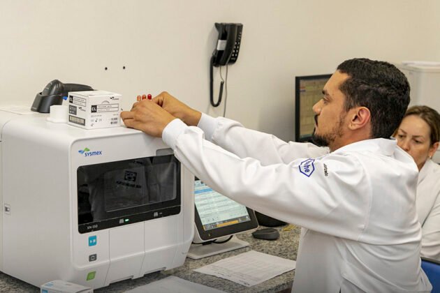 Vander garante analisador hematol&oacute;gico para sa&uacute;de de S&atilde;o Gabriel do Oeste