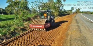 Restauração de trechos da BR-267 segue a todo vapor, comemora Vander