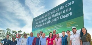 Vander inspeciona obras da Unidade da Mulher e da Criança do HU-UFGD