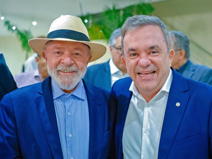 Presidente Lula e deputado Vander Loubet Presidente Lula e deputado Vander Loubet