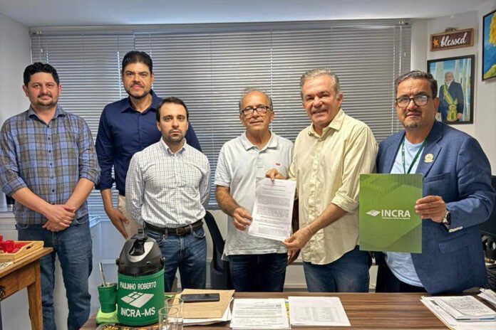 Incra formaliza cessão de área em Sidrolândia para construção de igreja e ações sociais Incra formaliza cessão de área em Sidrolândia para construção de igreja e ações sociais