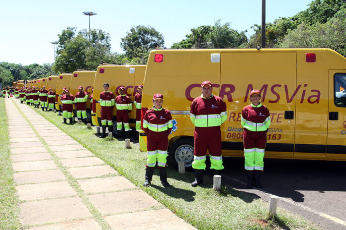 Equipes de atendimento médico do SAU