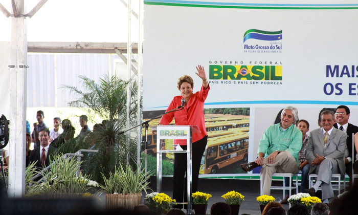 Presidenta Dilma recebeu o carinho do público que compareceu ao evento