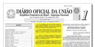 Edição do DOU com o Decreto 8.466/2015