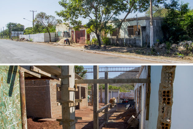 Obra no Centro de Acolhimento (Foto: Ascom/PMC)