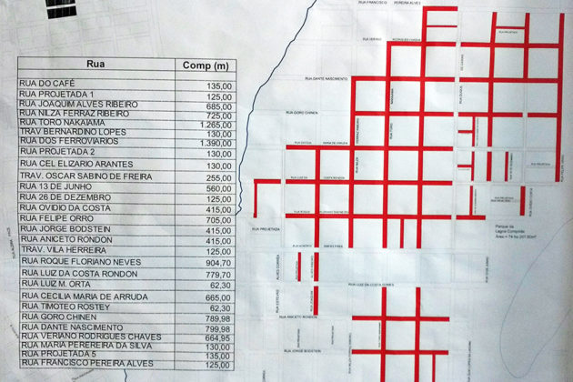 Muitas ruas serão beneficiadas pelas obras do PAC 2