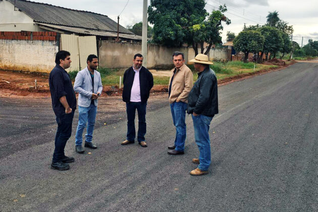 Vander e Odilon visitaram as obras no dia 9 de junho