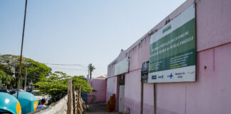 Obra no Centro de Saúde da Mulher Dr. Nicolau Fragelli em agosto de 2016 (Foto: Ascom/PMC)