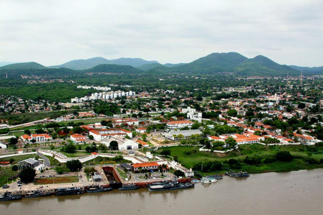 Vista da cidade de Ladário