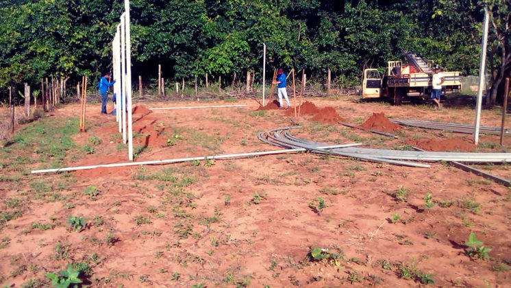 Construção das estufas já começou na Aldeia Urbana Água Bonita, em Campo Grande