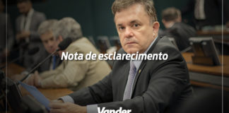 Nota de esclarecimento do deputado Vander Loubet