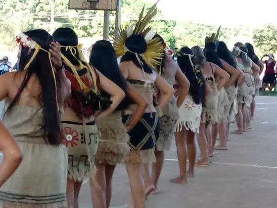 Dionedison representou Vander em festividades pelo Dia do Índio