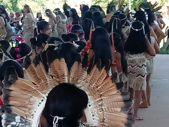 Dionedison representou Vander em festividades pelo Dia do Índio