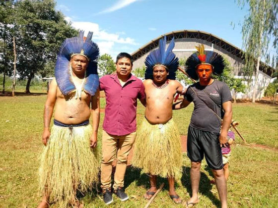 Dionedison representou Vander em festividades pelo Dia do Índio