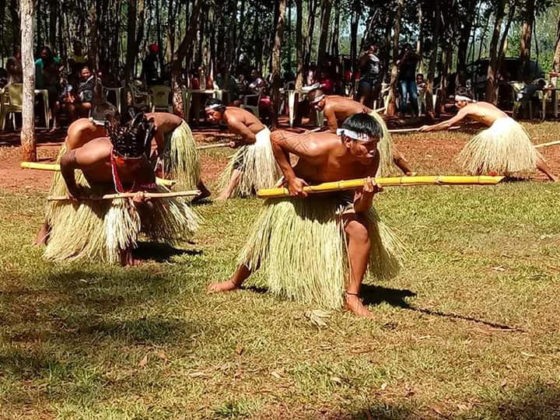 Dionedison representou Vander em festividades pelo Dia do Índio