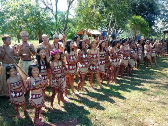 Dionedison representou Vander em festividades pelo Dia do Índio