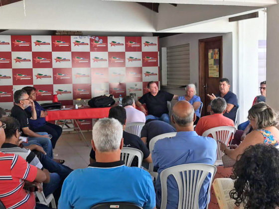 Prof. Ido representou Vander em reunião do PT da Capital