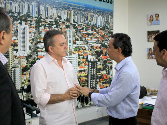 Deputado se reuniu com prefeito Marquinhos na véspera da reunião da bancada