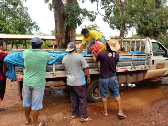 Entrega de sementes nas aldeias Bananal, Ipegue, Água Branca e Lagoinha foi acompanhada pela assessoria do deputado Vander