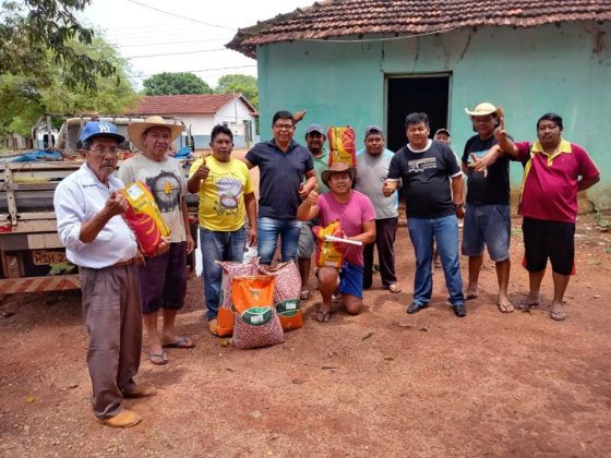 Entrega de sementes nas aldeias Bananal, Ipegue, Água Branca e Lagoinha foi acompanhada pela assessoria do deputado Vander