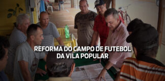 Vander garante melhorias e recursos para reforma de campo de futebol da Vila Popular