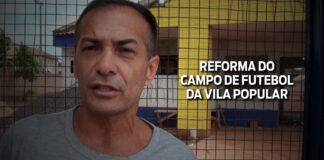 Liderança da Vila Popular agradece a Vander por recursos para reforma do campo de futebol