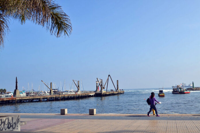 Porto de Antofagasta, no Chile, um dos destinos da Rota Bioceânica (foto: Erick Wilke)