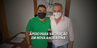 Vereador agradece apoio de Vander para vacinação em Nova Andradina