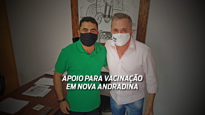 Vereador agradece apoio de Vander para vacinação em Nova Andradina