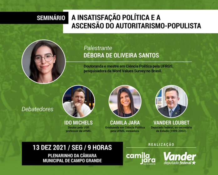 Seminário no Plenarinho da Câmara debaterá ascensão do autoritarismo