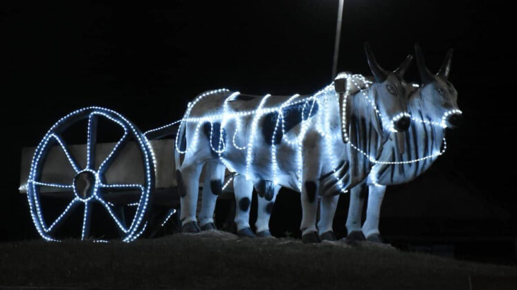 Iluminação de Natal em Tacuru