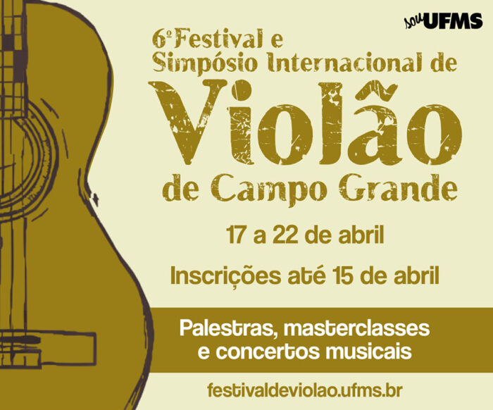 Com apoio de Vander, UFMS realiza festival internacional de violão