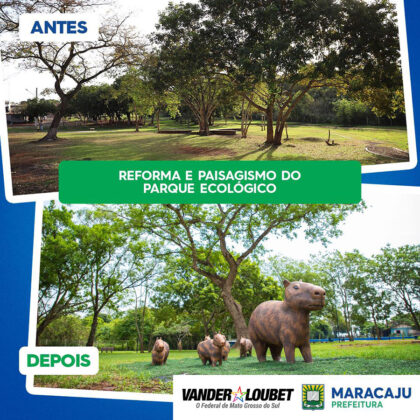 Com emenda de Vander, Parque Ecológico de Maracaju é revitalizado