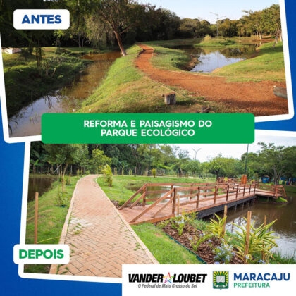 Com emenda de Vander, Parque Ecológico de Maracaju é revitalizado