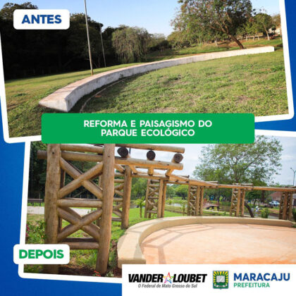 Com emenda de Vander, Parque Ecológico de Maracaju é revitalizado