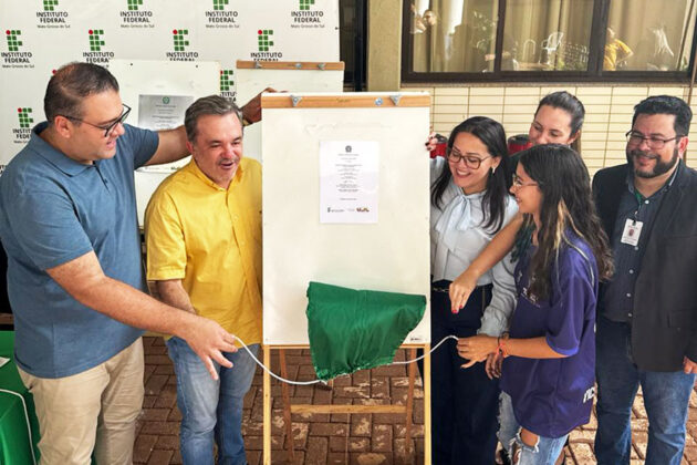 Com apoio de Vander, IFMS inaugura novo bloco no campus de Dourados