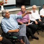 Delcídio, Vander e superintendentes com representantes de assentados