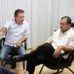 Vander apresentou a Cleber a proposta para municípios fazerem restauração de pavimentação