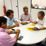 Vander e Takimoto apresentam proposta da Loteria da Saúde na CEF