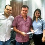 Vander com representantes dos aprovados da PGF em Campo Grande