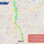 Projeto do Corredor Sul de transporte coletivo, com quase 17 km