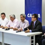 Autoridades anunciaram os contratos do PAC e PAC 2 para Campo Grande